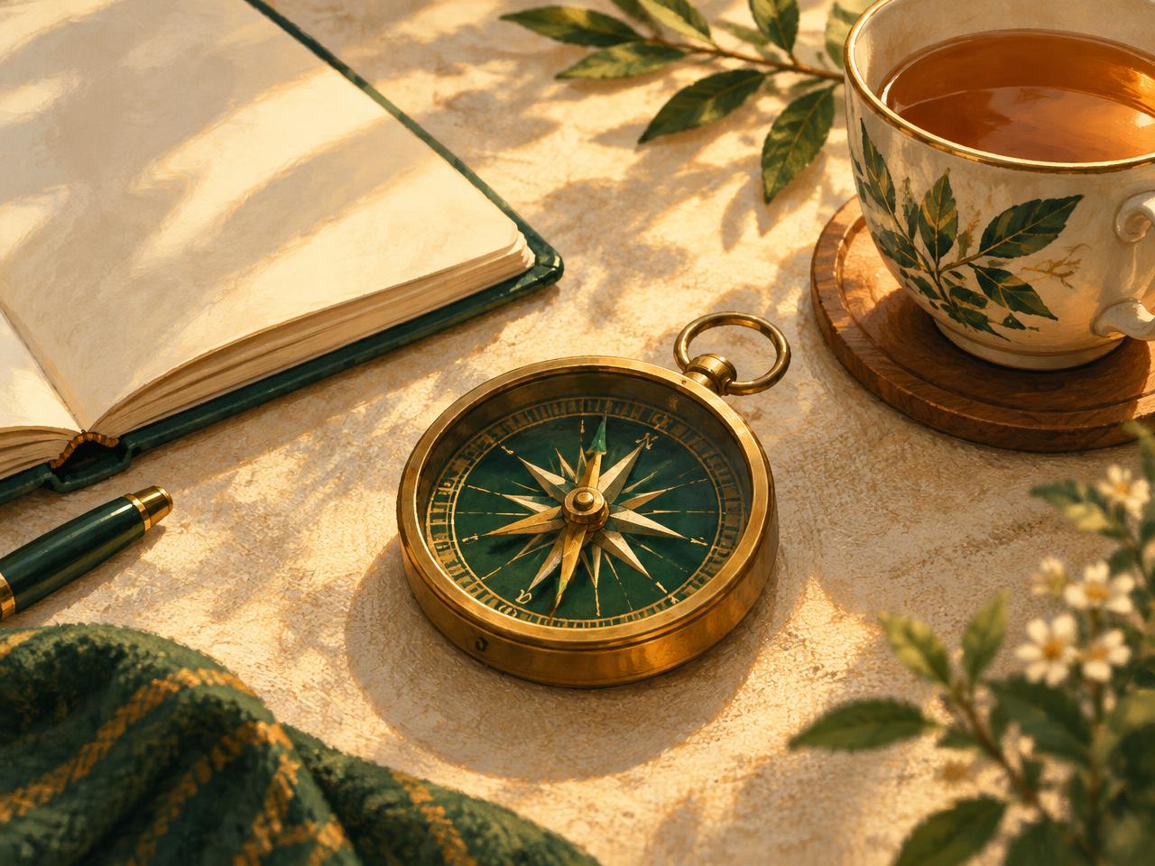 The Help My Youth Compass — a green and gold compass pointing to safety, connection, understanding, action, and support